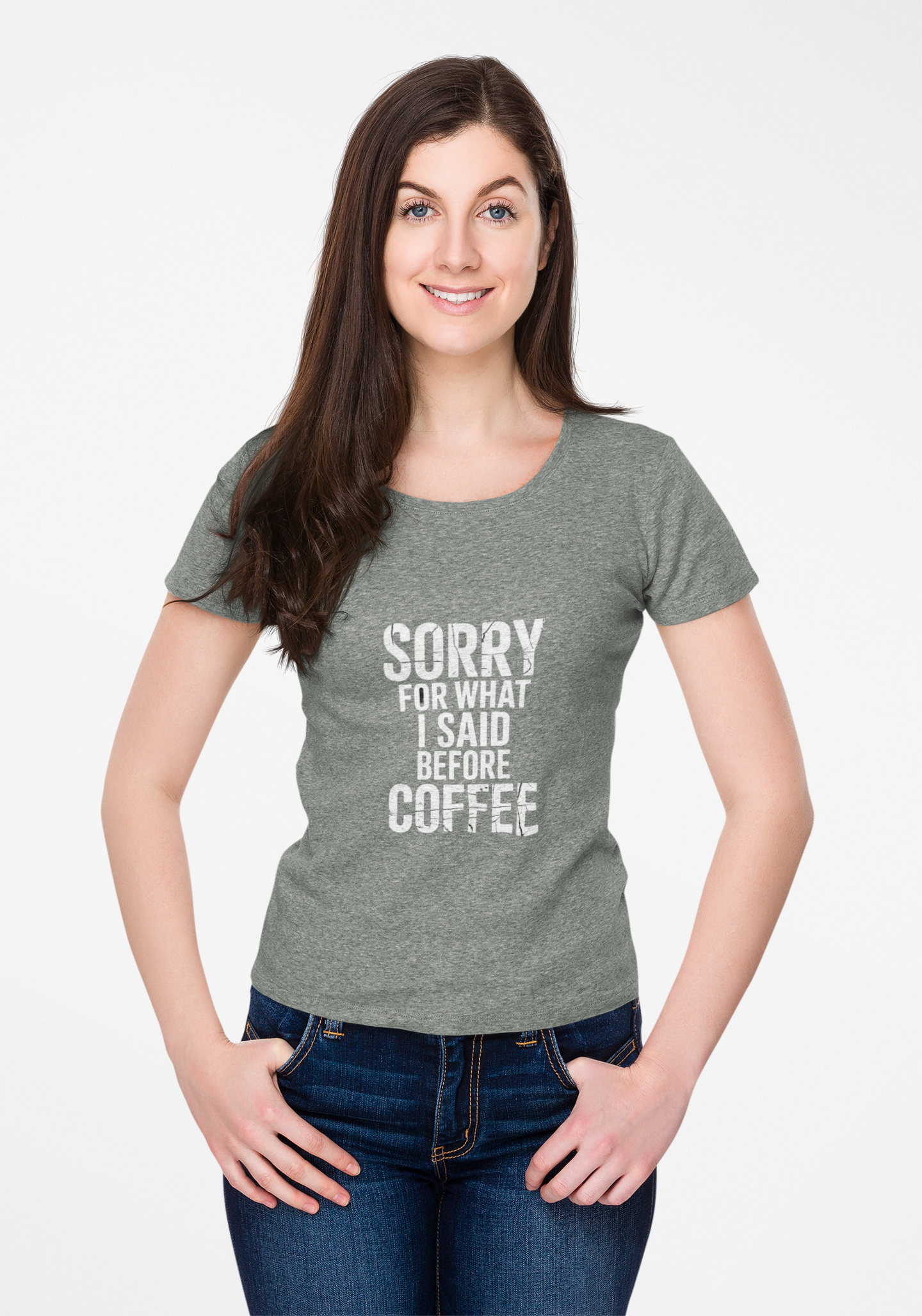 Sorry For What I Said Before Coffee T-Shirt Comfort Colors