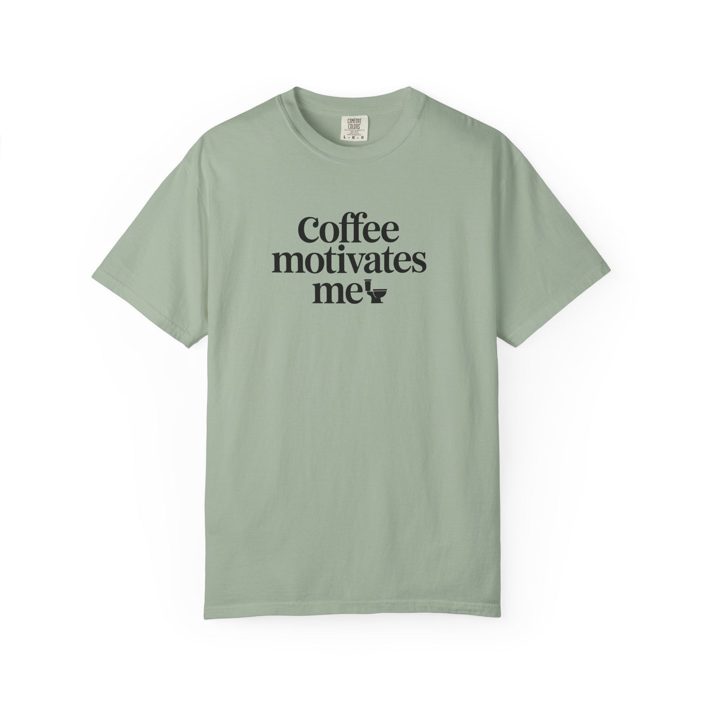 Coffee Motivates Me T-shirt | Coffee Quote Tee