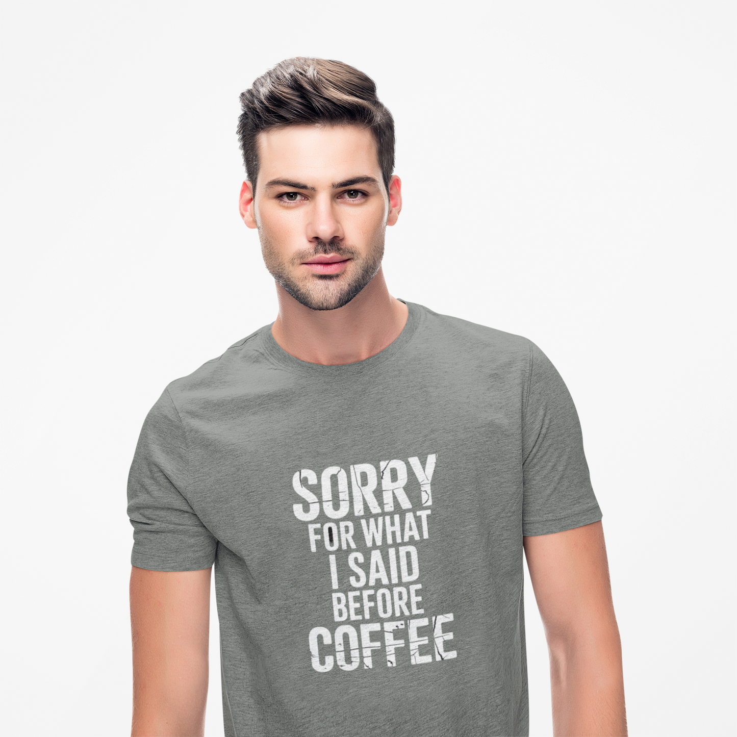 Sorry For What I Said Before Coffee T-Shirt Comfort Colors