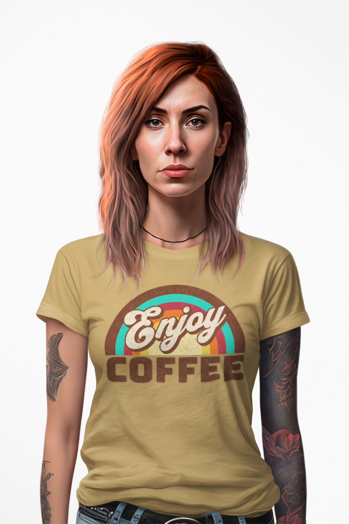 Fun Enjoy Coffee T-Shirt