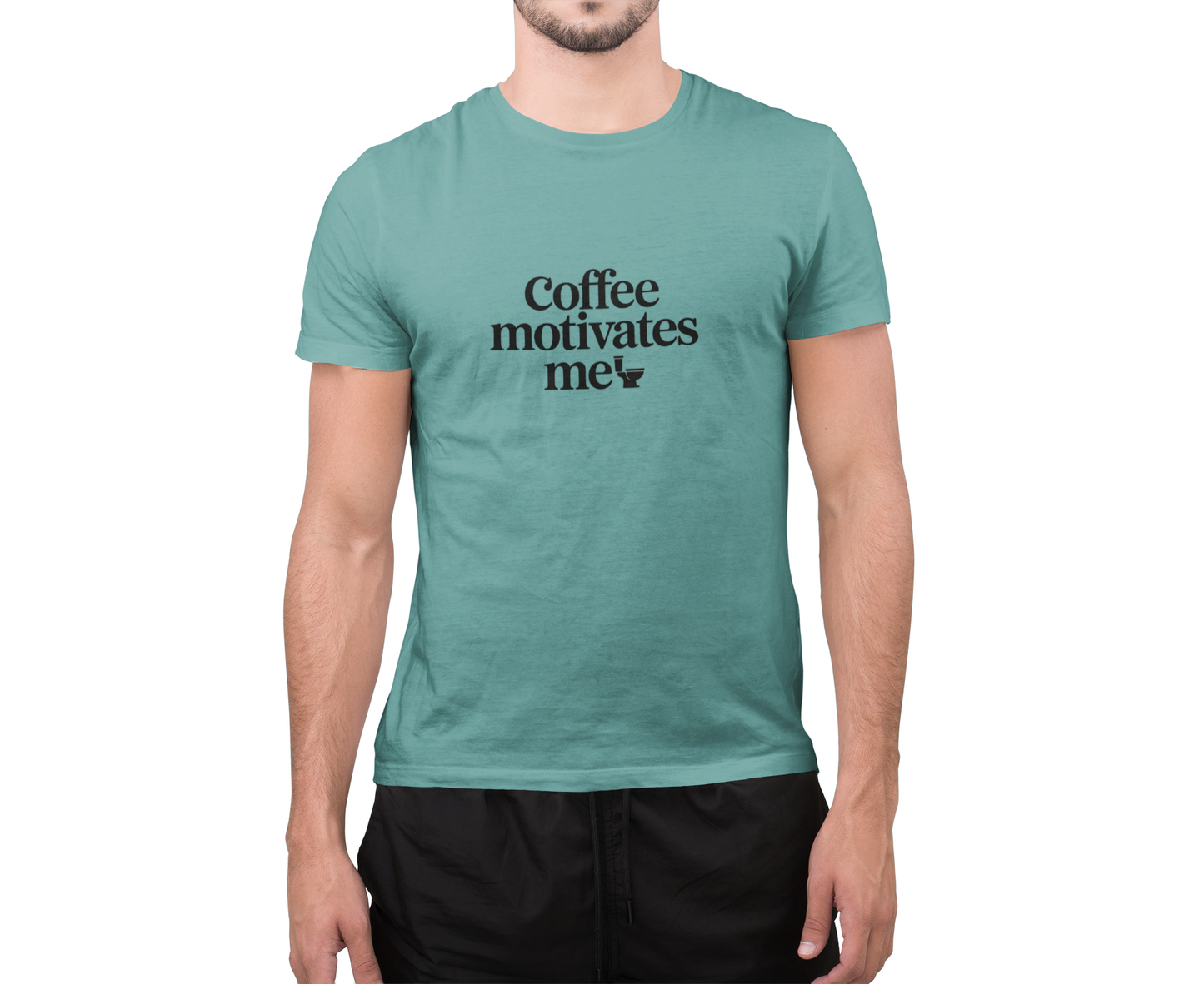 Coffee Motivates Me T-shirt | Coffee Quote Tee