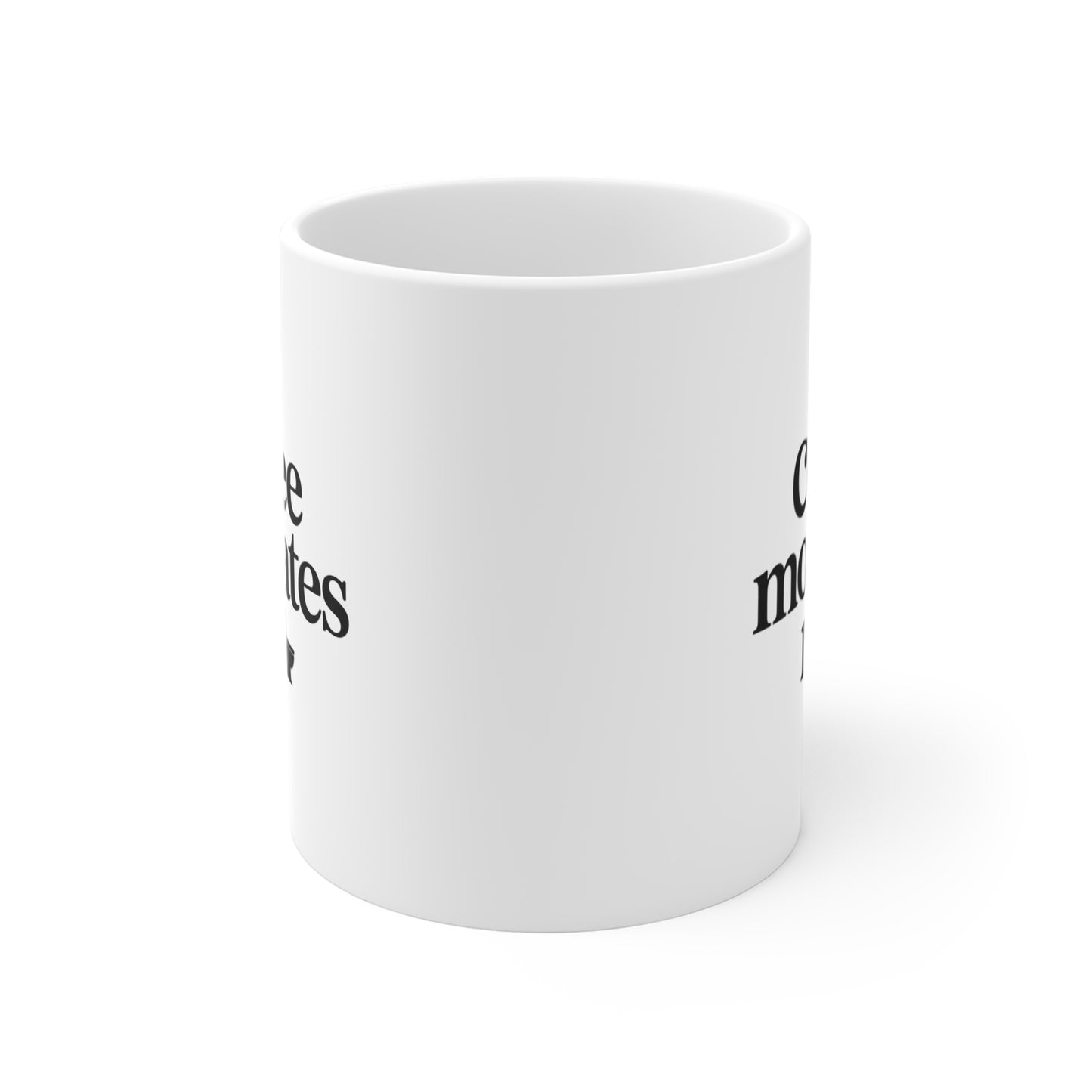 Funny Coffee Mug — "Coffee Motivates Me" (11oz) IFYKY Morning routine Humor
